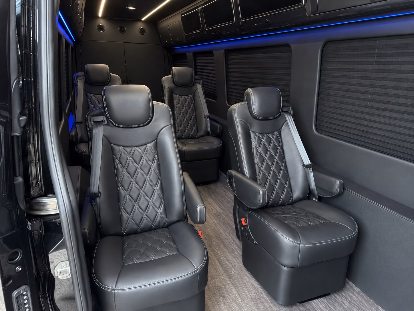 evesham corporate event transportation onboard seating