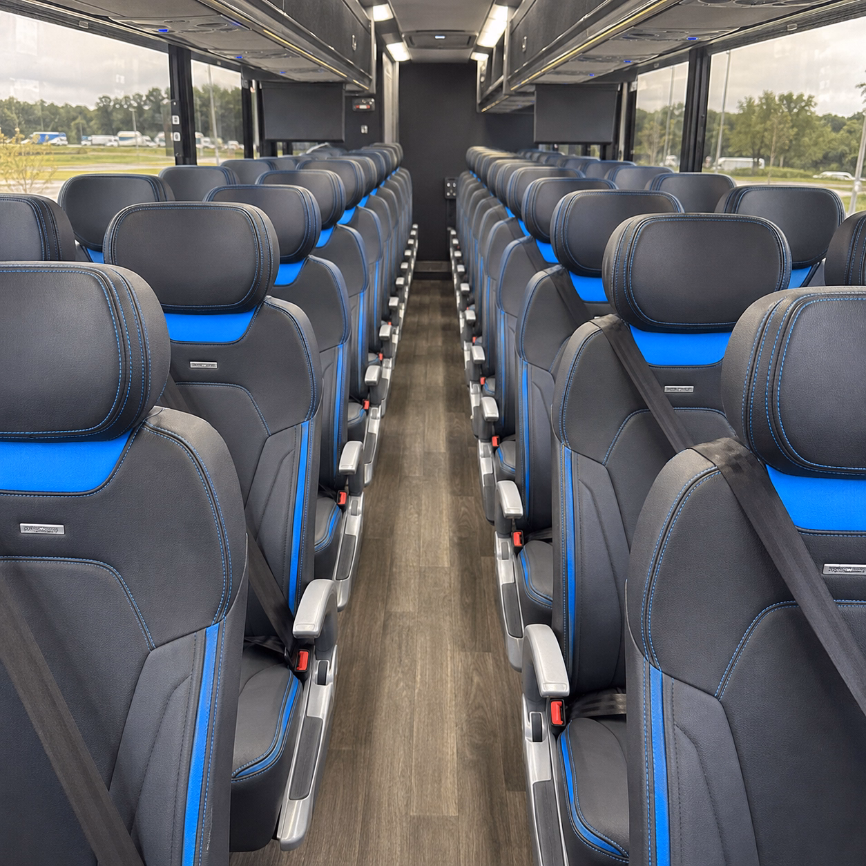 evesham wine tour brewery transportation onboard seating