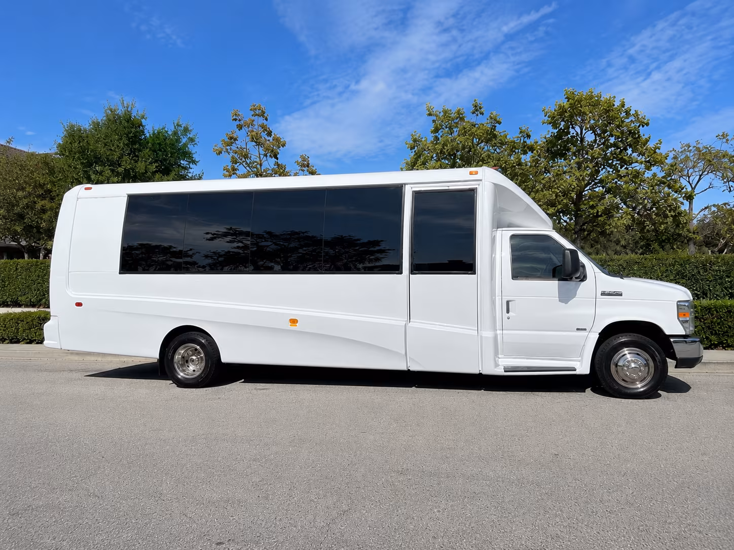 heading to the hammonton winery cluster a bus makes the whole day better
