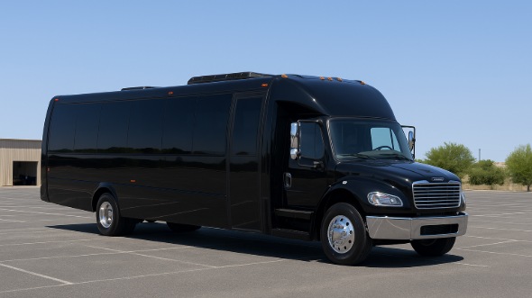 Exterior of Charter Bus Company Evesham's 15 Passenger Minibus in Evesham