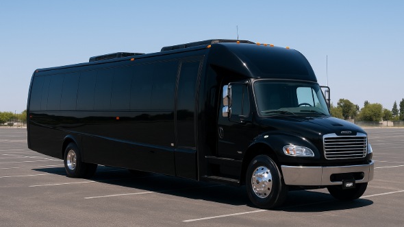 Exterior of Charter Bus Company Bensalem's 35 Passenger Minibus in Bensalem