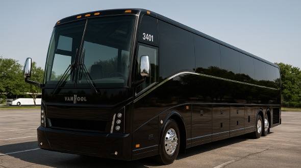 Exterior of Charter Bus Company Evesham's 54 Passenger Charter Bus in Evesham