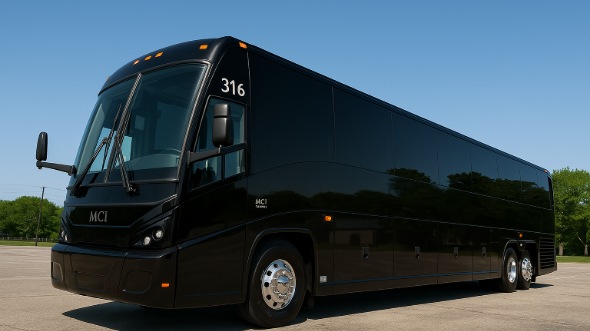Exterior of Charter Bus Company Evesham's 56 Passenger Charter Bus in Evesham