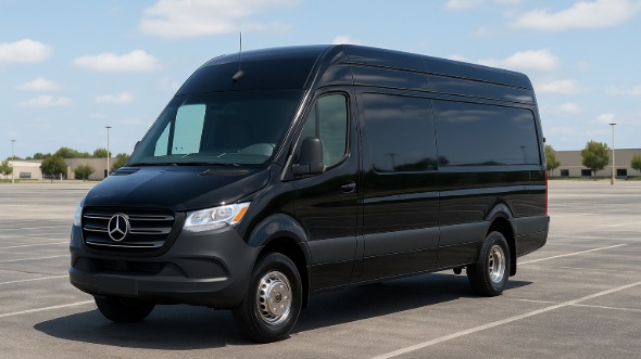 Exterior of Charter Bus Company Bensalem's Sprinter Limo in Bensalem